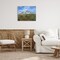 Stupell Industries White Longhorns over Hill Canvas By Kathy Winkler 
